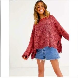 Free People Prism Space Dye Knit Pullover Sweater